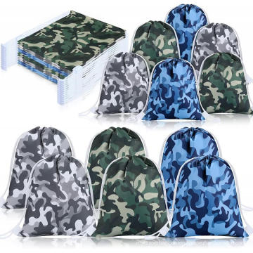 Camouflage Camo Drawstring Bags